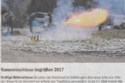 Kanonenschüsse begrüssen 2017