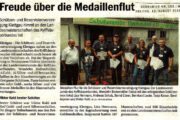 Freude über die Medaillenflut