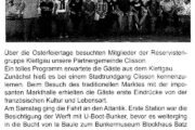 Reservistengruppe Klettgau zu Gast in Clisson